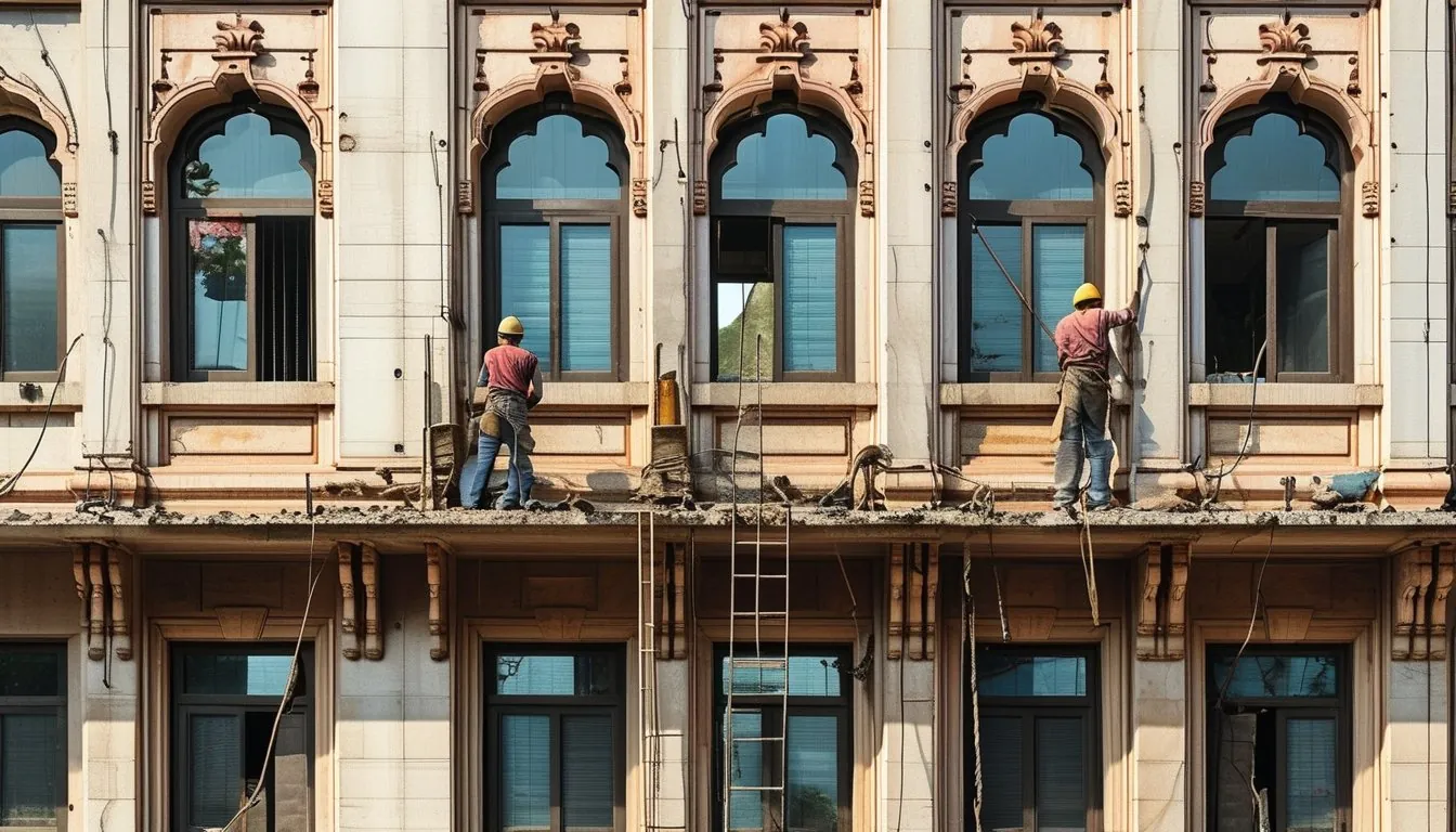 Building restoration and construction in Mumbai